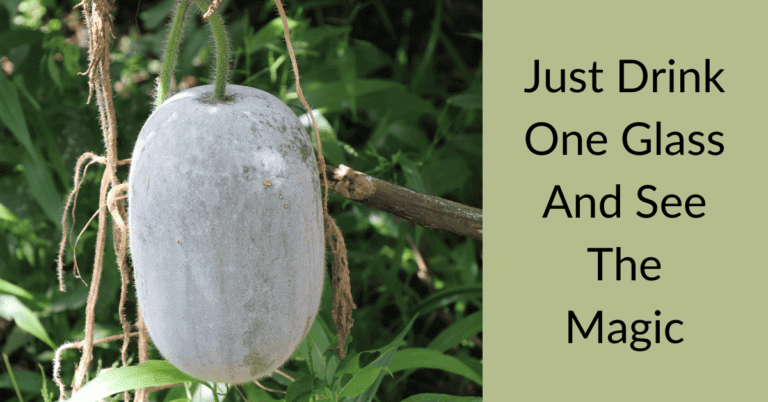 Why we should drink ash gourd juice empty stomach