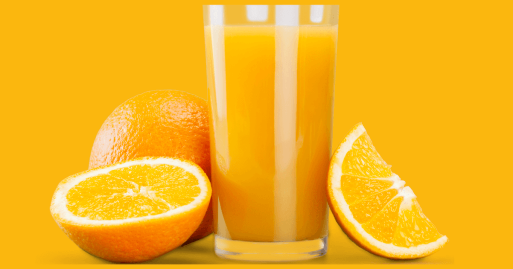 why does orange juice makes me poop