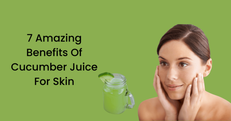 Is cucumber juice good for skin